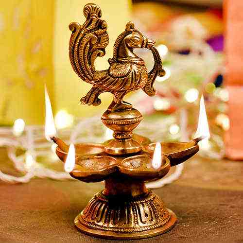 Mayur South Indian Oil Lamp