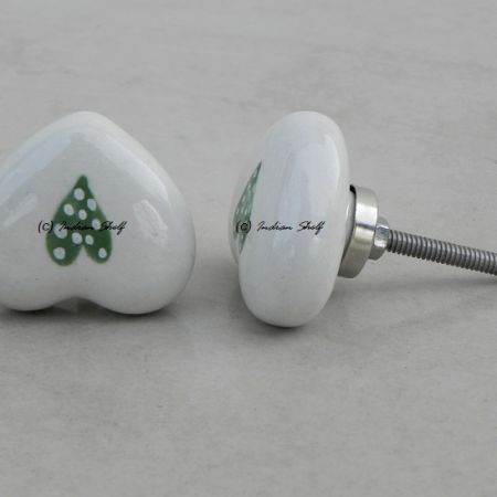 Green Heart Knob