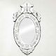 Oval Venetian Mirror-24.5 inches X 12 inches