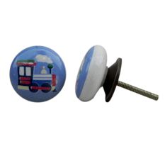 Train Flat Ceramic Knob (1)