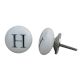 H Alphabet Ceramic Dresser Knob
