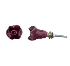 Cherry Small Rose Knob