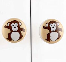 Monkey Ceramic Knob