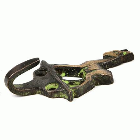Bronze Deer Single Wall Hooks