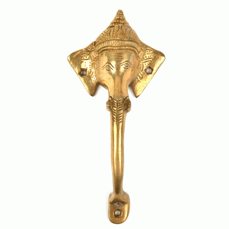Handmade Ganesha Bronze Door Handle