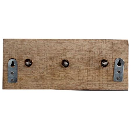 Okra Ceramic Wooden Hooks