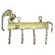 Bronze Tribal Elephant Four Wall Hooks
