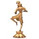 Brass Dancing Lady Statue