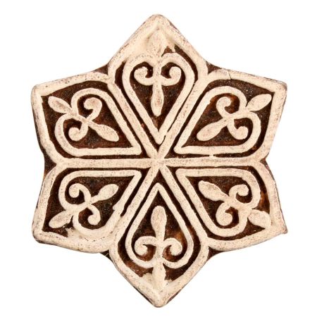 Set of 1 Piece New Wooden Printing Block