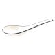 White Ceramic Porcelain Soup Service Spoon