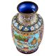 Vintage Blue Elephant CloisonnÃ© Enamel Jar