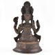 Handmade Brass Statue Of Sitting Ganesha