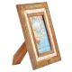 Wood And Bone Photo Frames with Metal Border