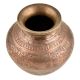 Indian God figural Hand Engraved Brass Pooja Holy Water Pot
