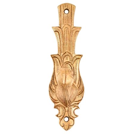 Hand Casted Exqiuiste Brass Peacock Door Handle