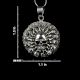 92.5 Sterling silver Pendant Circle of Skulls For Men
