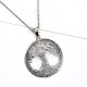92.5 Sterling silver Pendant Tree of Life Continuous Celtic Knot Design