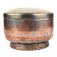 Indian Footed Copper Bowl With Lid
