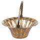 Flower Shaped Brass Bucket With Rope Design Brass Handle