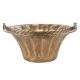 Flower Shaped Brass Bucket With Rope Design Brass Handle