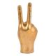 Brass Hand Peace Symbol Jewellery Stand Showpiece
