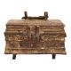 Hand Carved Designer Tarnished Brass Multipurpose Storage Box