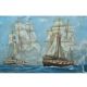 Canvas Painting Of French Ship Of The line At Sail