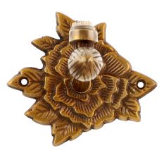 Brass Bud Flower Hanging Wall Mount Bracket