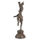Brass Dancing Goddess Statue In Antique Finish