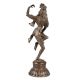 Brass Dancing Goddess Statue In Antique Finish