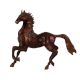 Brass Galloping Statue In Copper Finish