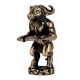 Brass Underworld Guardian Ox Statue Holding A Sword