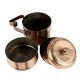 Two Tier Brass Tiffin Box With Locking System