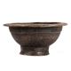 Tribal Style Brass Bowl In Black Finish