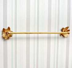 Golden Brass Butterfly Bathroom Towel Holder