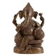 Lord Brass Ganesha Resting On Pillow
