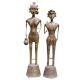 Brass Tribal Couple