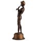Brass Boy Flute Playing  Statue