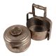 Old Brass Tiffin Box With Two Containers