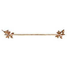 Solid Brass Bird Brass Branch Bird Towel Rod