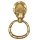 Handmade Tiger Head Brass Ring Door Knocker