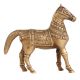 Indian Vintage Brass Horse with Artistic Work
