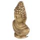 Brass Buddha Bust Statue with fine Artwork