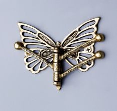 Brass Butterfly Swivel Tri Arm Hook