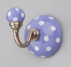 Slate Blue Dotted Hooks