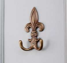 Fleur De Lis Iron Hooks