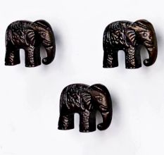 Decorative Antique Elephant Wall Hooks Pack of 3