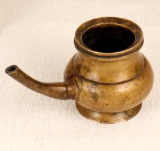 Handmade Finest Brass Water Pot with Spout for Holy Rituals