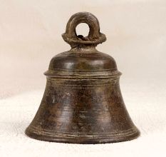 Traditional Indian Bell Metal Temple Bell from Himachal Region