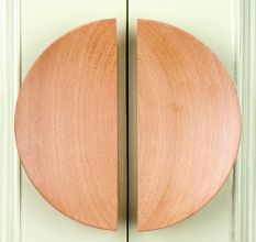 Unique Natural Wooden Door Large Handles (1Pair)